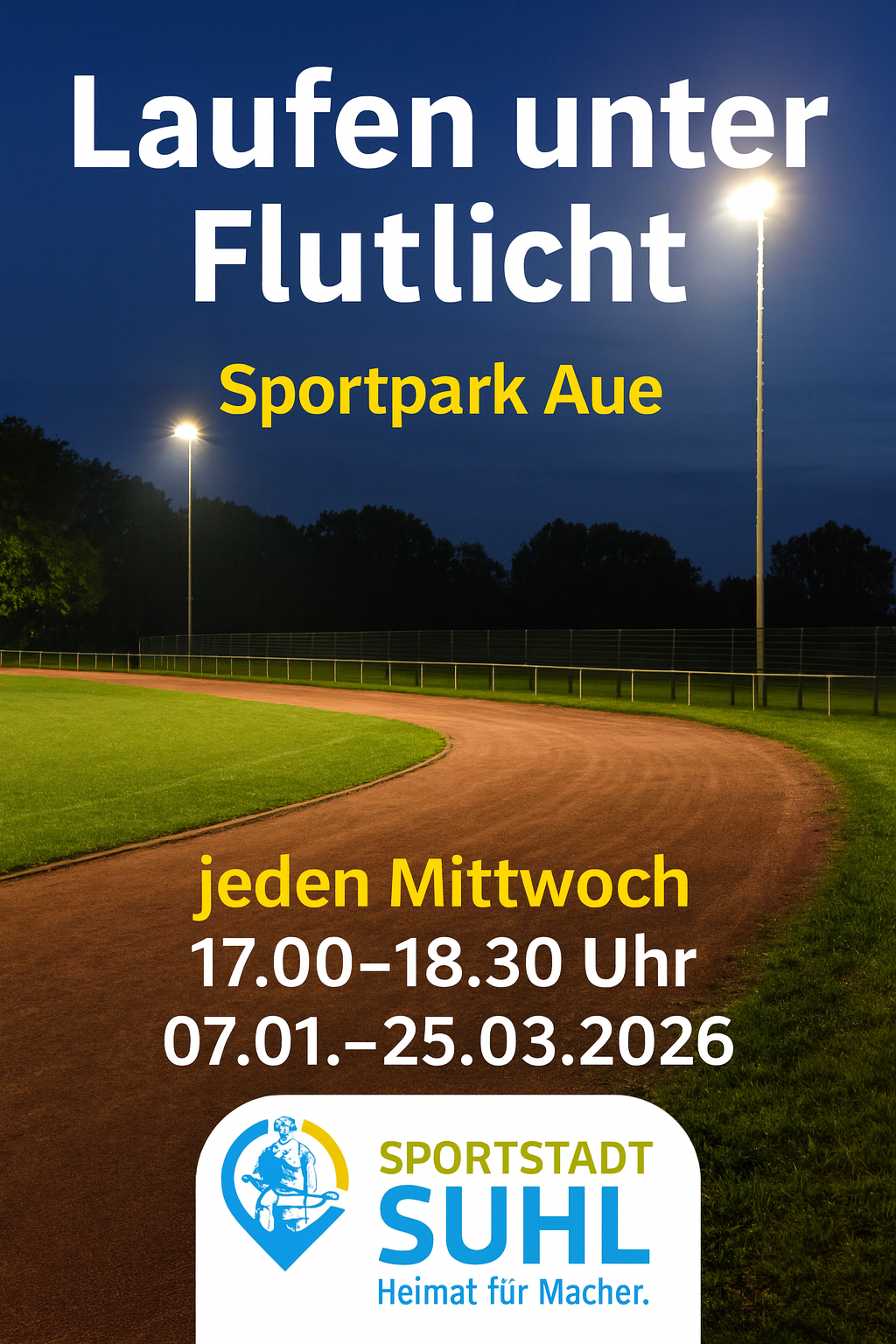 2025-11-12 Flyer Laufen unter Flutlicht