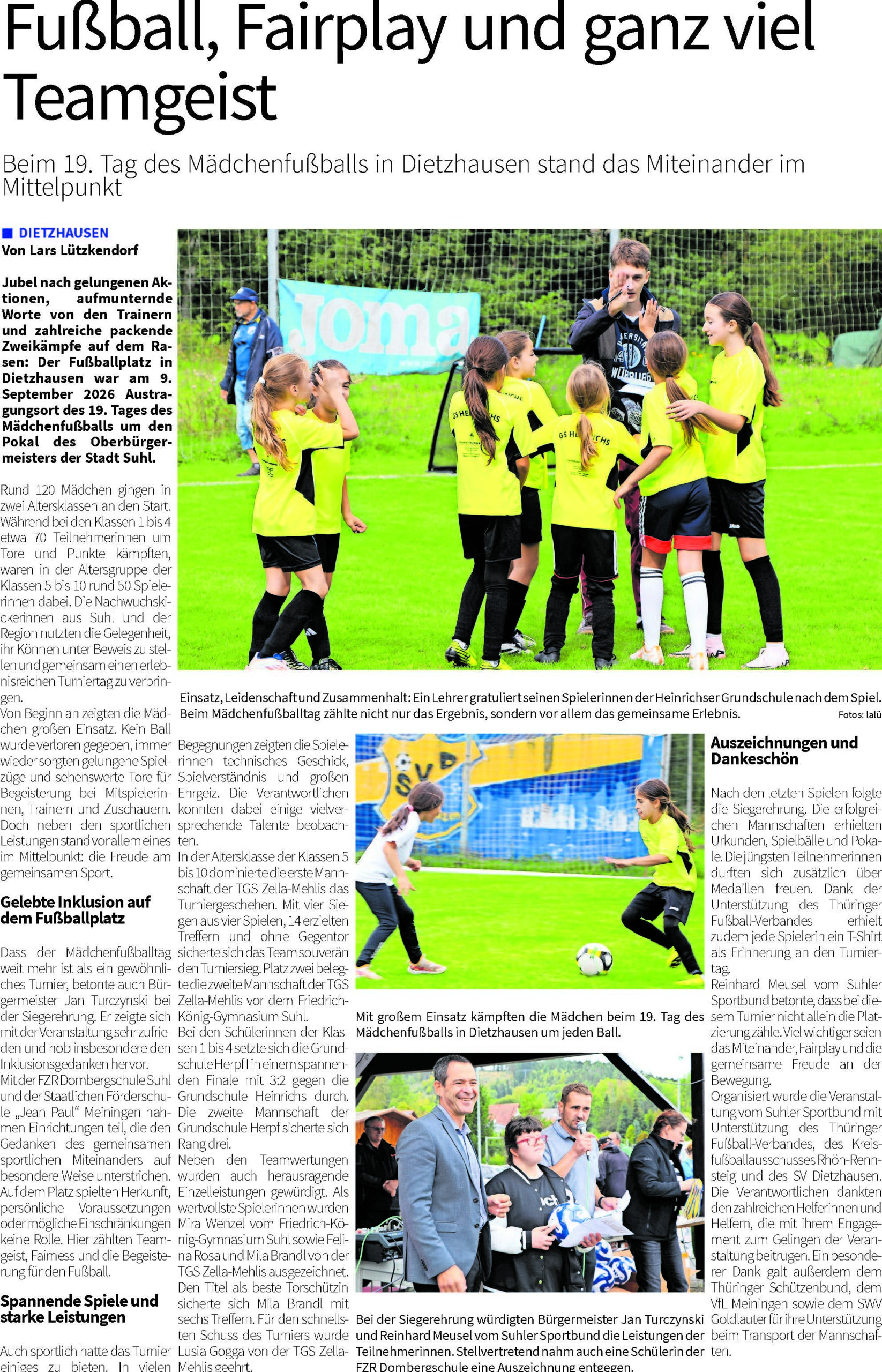 Tag des Mädchenfußballs 2026